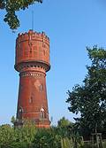 Der imposante Wasserturm in Berlin Altglienicke