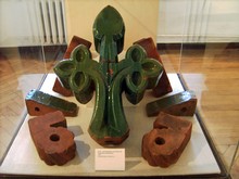 Detail der Außenfassade des Rathauses